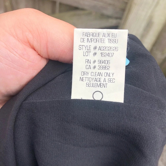 THEORY JAYLYN ROVE BLACK DRAPE MINI DRESS - Picture 5 of 5